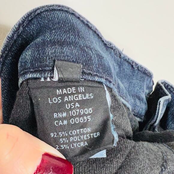 Hudson Nico Mid Rise Super Skinny Jeans 26 Ash Brown Denim Ankle Cotton Blend - Picture 8 of 8